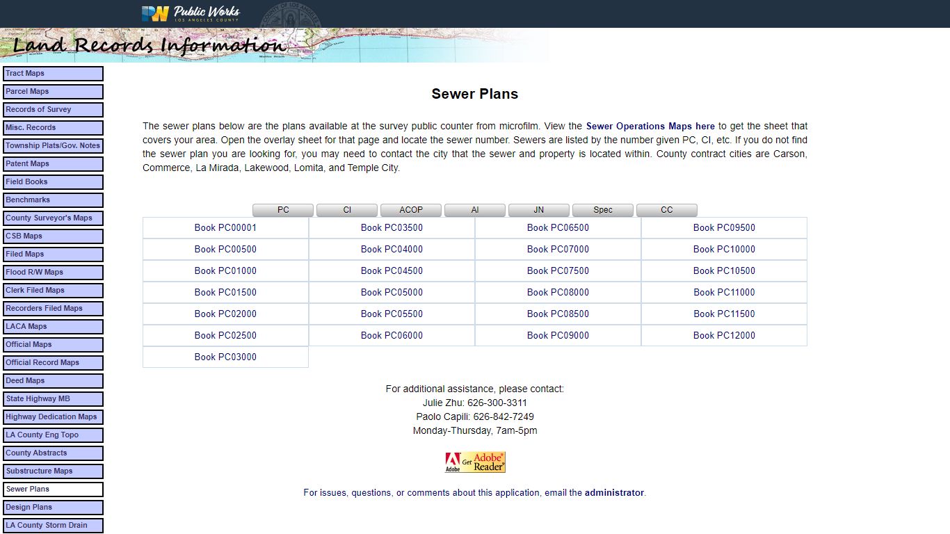 Land Records Information - Los Angeles County, California